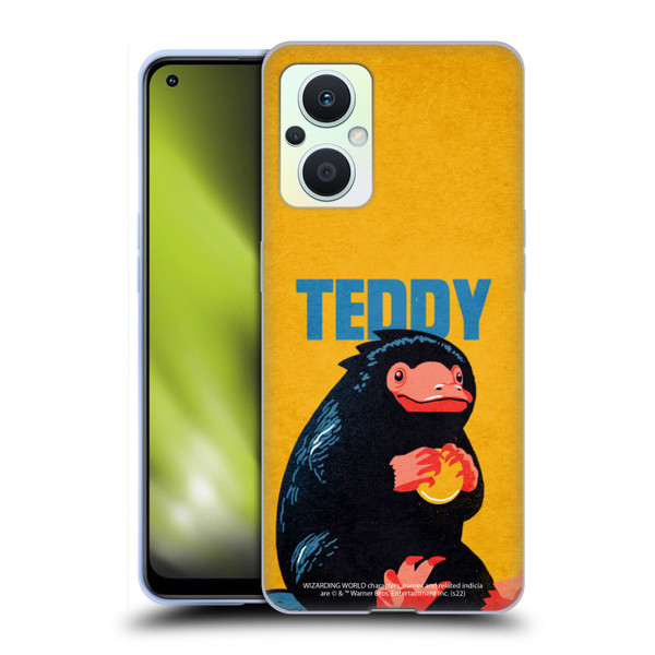 Fantastic Beasts: Secrets of Dumbledore Graphic Badges Teddy Soft Gel Case for OPPO Reno8 Lite