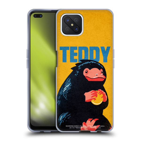 Fantastic Beasts: Secrets of Dumbledore Graphic Badges Teddy Soft Gel Case for OPPO Reno4 Z 5G