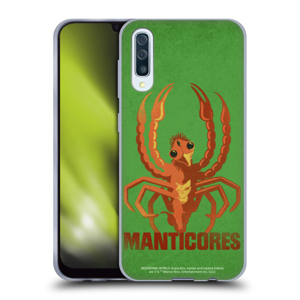 Fantastic Beasts: Secrets of Dumbledore Graphic Badges Manticores Soft Gel Case for Samsung Galaxy A50/A30s (2019)
