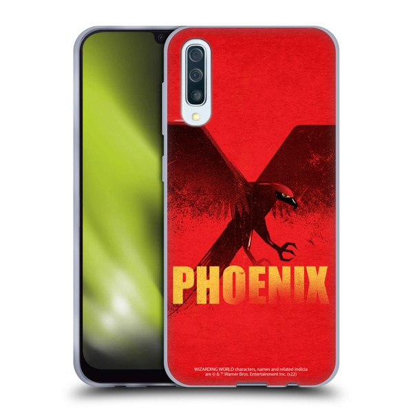 Fantastic Beasts: Secrets of Dumbledore Graphic Badges Phoenix Soft Gel Case for Samsung Galaxy A50/A30s (2019)