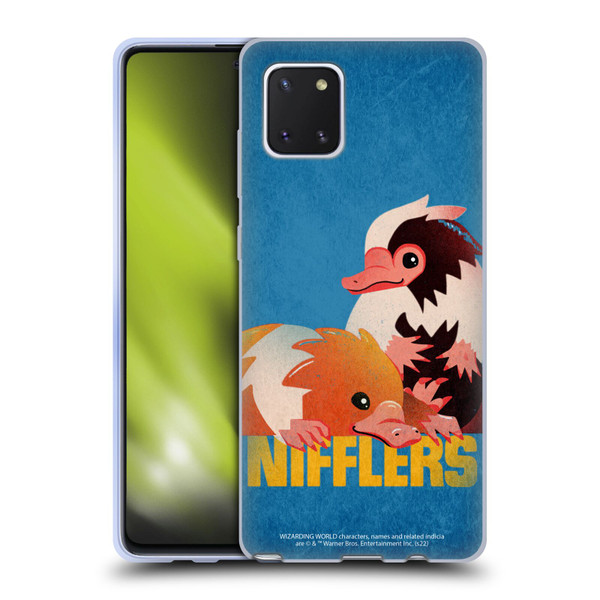 Fantastic Beasts: Secrets of Dumbledore Graphic Badges Nifflers Soft Gel Case for Samsung Galaxy Note10 Lite
