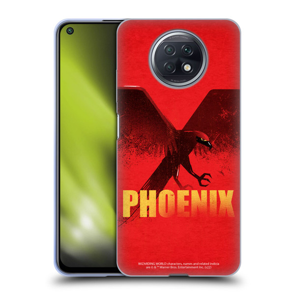 Fantastic Beasts: Secrets of Dumbledore Graphic Badges Phoenix Soft Gel Case for Xiaomi Redmi Note 9T 5G