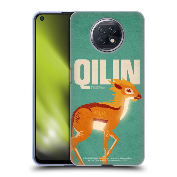 Fantastic Beasts: Secrets of Dumbledore Graphic Badges Qilin Soft Gel Case for Xiaomi Redmi Note 9T 5G