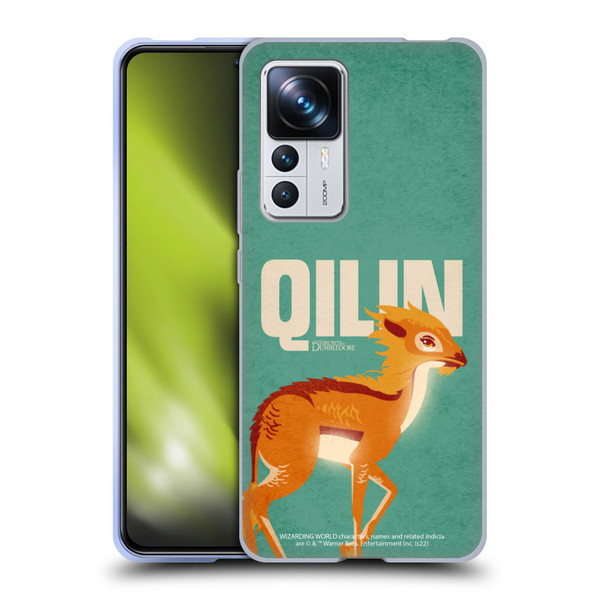 Fantastic Beasts: Secrets of Dumbledore Graphic Badges Qilin Soft Gel Case for Xiaomi 12T Pro
