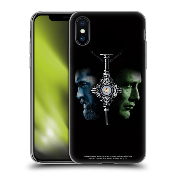 Fantastic Beasts: Secrets of Dumbledore Graphic Core Dumbledore And Grindelwald Soft Gel Case for Apple iPhone X / iPhone XS