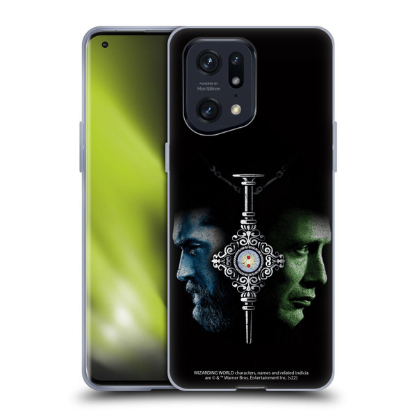 Fantastic Beasts: Secrets of Dumbledore Graphic Core Dumbledore And Grindelwald Soft Gel Case for OPPO Find X5 Pro