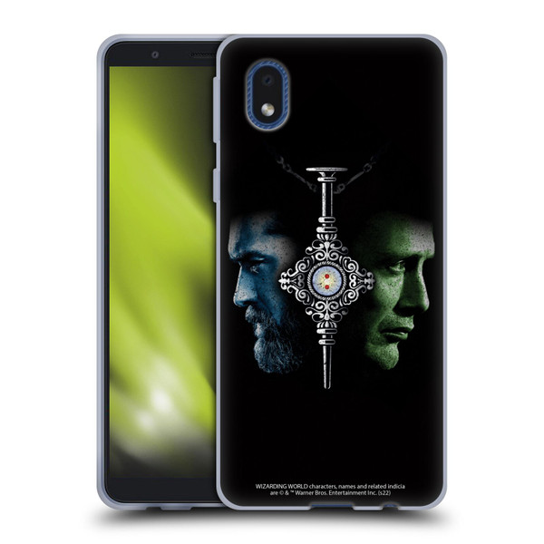 Fantastic Beasts: Secrets of Dumbledore Graphic Core Dumbledore And Grindelwald Soft Gel Case for Samsung Galaxy A01 Core (2020)