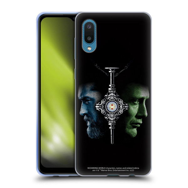 Fantastic Beasts: Secrets of Dumbledore Graphic Core Dumbledore And Grindelwald Soft Gel Case for Samsung Galaxy A02/M02 (2021)
