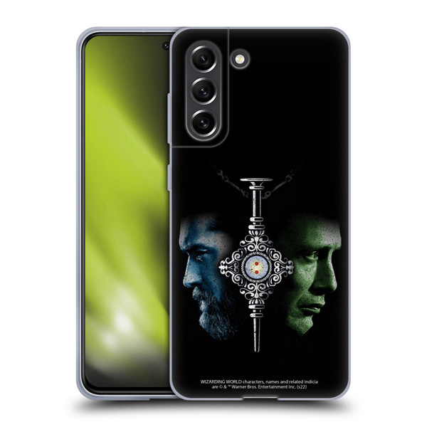 Fantastic Beasts: Secrets of Dumbledore Graphic Core Dumbledore And Grindelwald Soft Gel Case for Samsung Galaxy S21 FE 5G