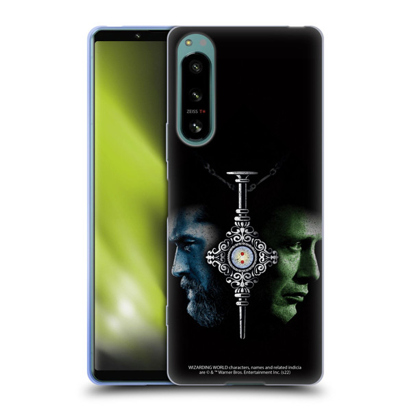 Fantastic Beasts: Secrets of Dumbledore Graphic Core Dumbledore And Grindelwald Soft Gel Case for Sony Xperia 5 IV