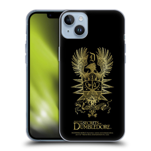 Fantastic Beasts: The Secrets of Dumbledore Graphics Dumbledore's Crest Soft Gel Case for Apple iPhone 14 Plus