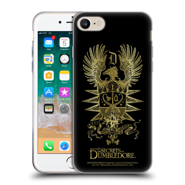 Fantastic Beasts: The Secrets of Dumbledore Graphics Dumbledore's Crest Soft Gel Case for Apple iPhone 7 / 8 / SE 2020 & 2022