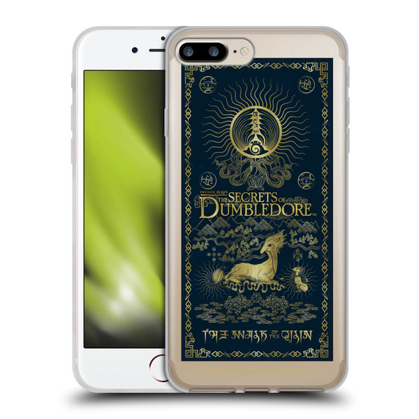 Fantastic Beasts: Secrets of Dumbledore Graphics Bhutan 2 Soft Gel Case for Apple iPhone 7 Plus / iPhone 8 Plus