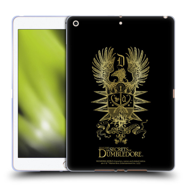 Fantastic Beasts: The Secrets of Dumbledore Graphics Dumbledore's Crest Soft Gel Case for Apple iPad 10.2 2019/2020/2021