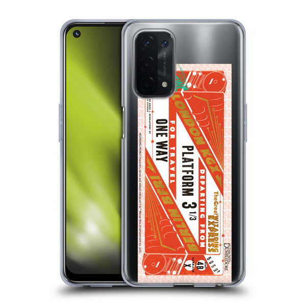 Fantastic Beasts: Secrets of Dumbledore Graphics Train Ticket Soft Gel Case for OPPO A54 5G