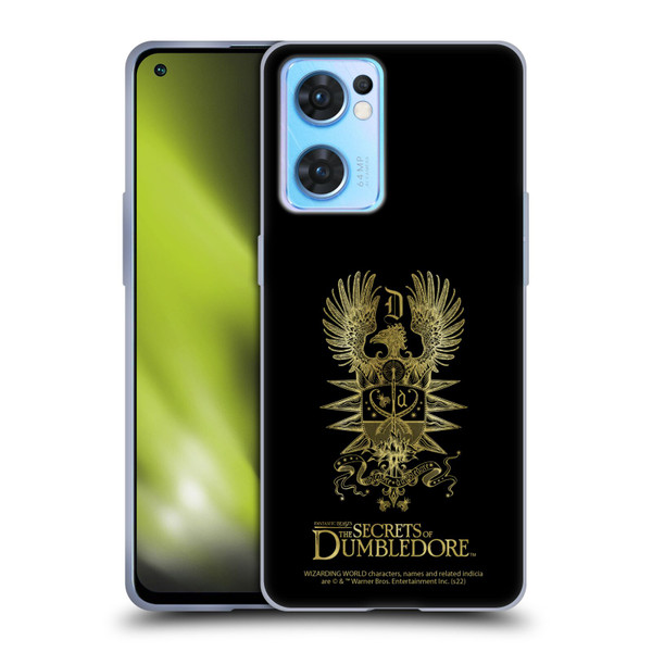Fantastic Beasts: The Secrets of Dumbledore Graphics Dumbledore's Crest Soft Gel Case for OPPO Reno7 5G / Find X5 Lite