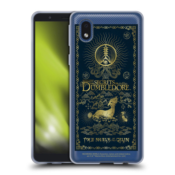 Fantastic Beasts: Secrets of Dumbledore Graphics Bhutan 2 Soft Gel Case for Samsung Galaxy A01 Core (2020)