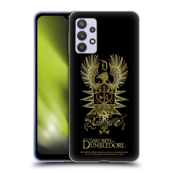 Fantastic Beasts: The Secrets of Dumbledore Graphics Dumbledore's Crest Soft Gel Case for Samsung Galaxy A32 5G / M32 5G (2021)