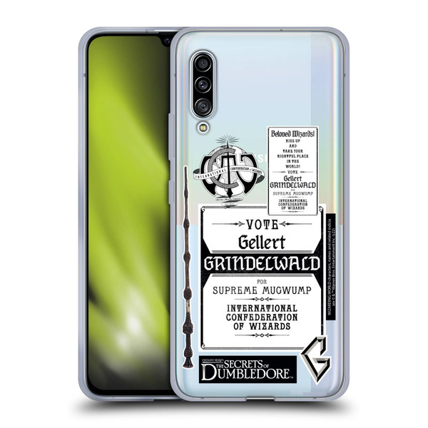 Fantastic Beasts: Secrets of Dumbledore Graphics Gellert Grindelwald Soft Gel Case for Samsung Galaxy A90 5G (2019)