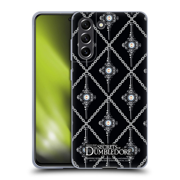 Fantastic Beasts: Secrets of Dumbledore Graphics Blood Troth Pattern Soft Gel Case for Samsung Galaxy S21 FE 5G