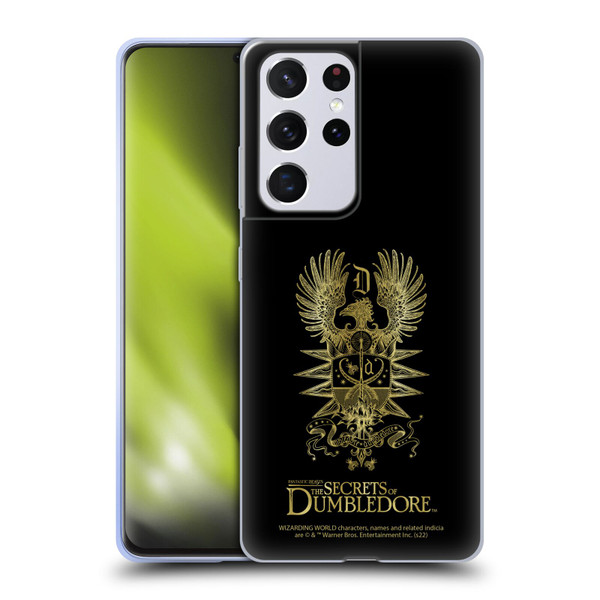 Fantastic Beasts: The Secrets of Dumbledore Graphics Dumbledore's Crest Soft Gel Case for Samsung Galaxy S21 Ultra 5G