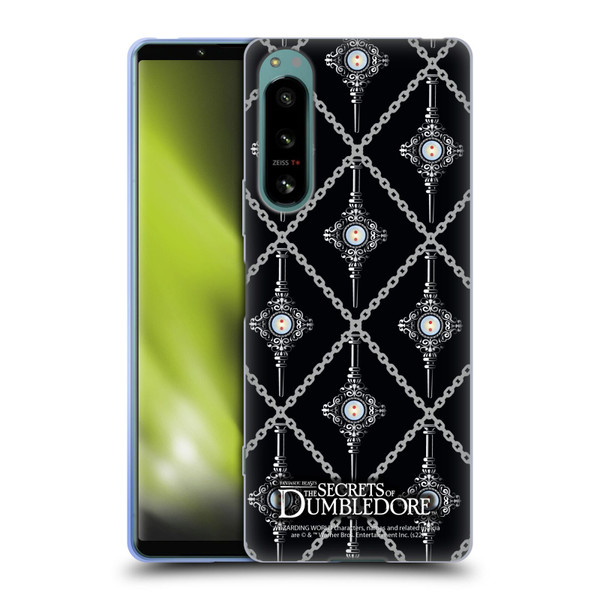 Fantastic Beasts: Secrets of Dumbledore Graphics Blood Troth Pattern Soft Gel Case for Sony Xperia 5 IV