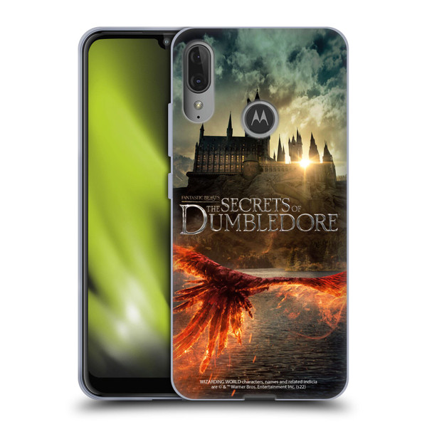 Fantastic Beasts: Secrets of Dumbledore Key Art Poster Soft Gel Case for Motorola Moto E6 Plus