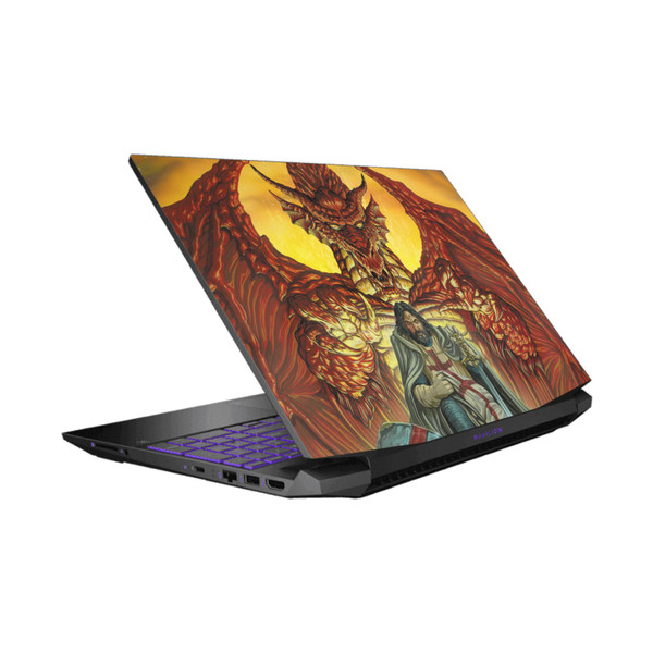 Ed Beard Jr Dragons Knight Templar Friendship Vinyl Sticker Skin Decal Cover for HP Pavilion 15.6" 15-dk0047TX