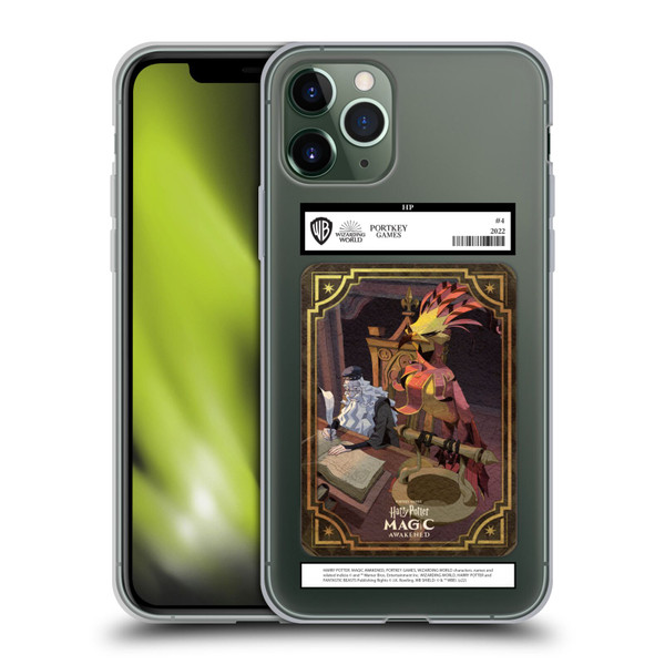 Harry Potter: Magic Awakened Characters Dumbledore Card Soft Gel Case for Apple iPhone 11 Pro