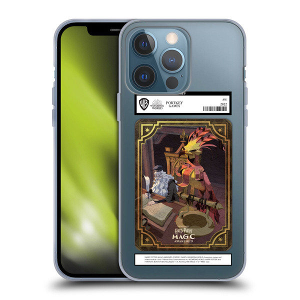 Harry Potter: Magic Awakened Characters Dumbledore Card Soft Gel Case for Apple iPhone 13 Pro