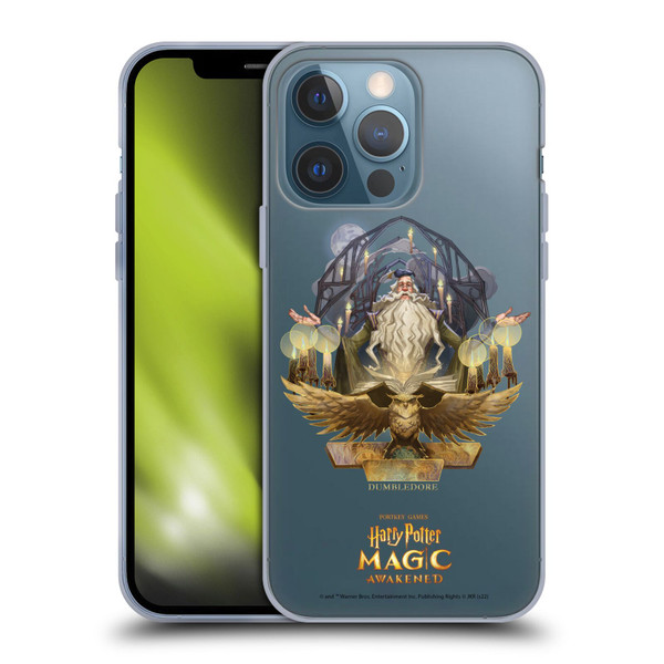 Harry Potter: Magic Awakened Characters Dumbledore Soft Gel Case for Apple iPhone 13 Pro