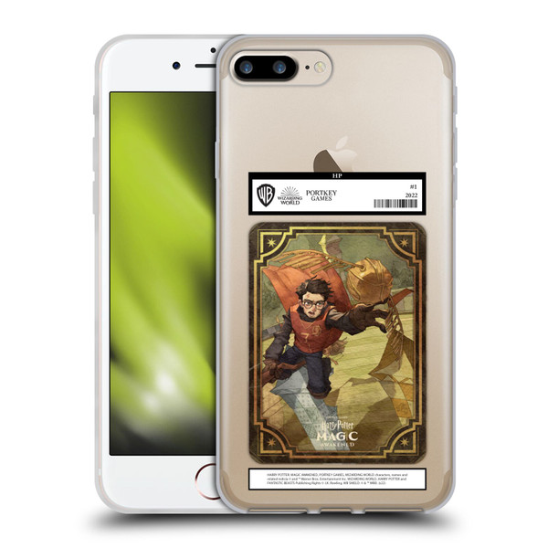 Harry Potter: Magic Awakened Characters Harry Potter Card Soft Gel Case for Apple iPhone 7 Plus / iPhone 8 Plus