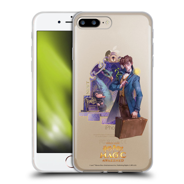 Harry Potter: Magic Awakened Characters Newt Soft Gel Case for Apple iPhone 7 Plus / iPhone 8 Plus