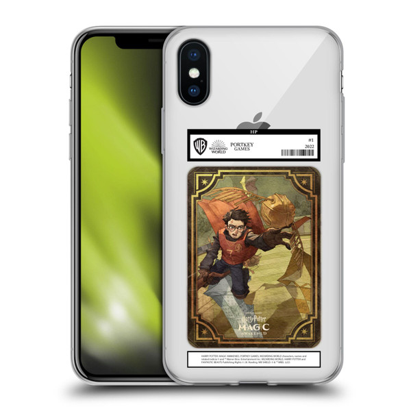 Harry Potter: Magic Awakened Characters Harry Potter Card Soft Gel Case for Apple iPhone X / iPhone XS