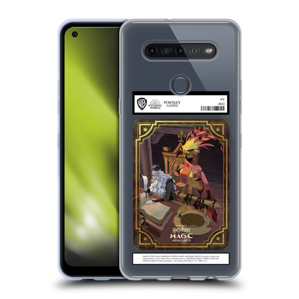Harry Potter: Magic Awakened Characters Dumbledore Card Soft Gel Case for LG K51S