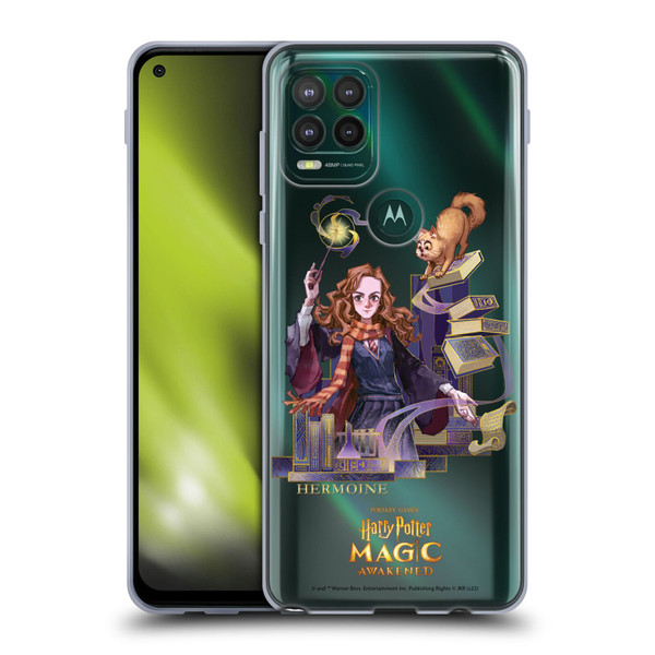Harry Potter: Magic Awakened Characters Hermione Soft Gel Case for Motorola Moto G Stylus 5G 2021