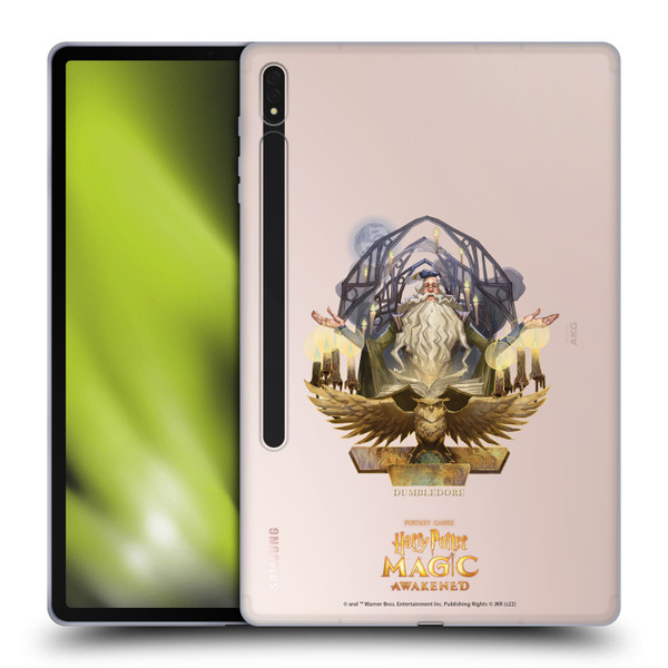 Harry Potter: Magic Awakened Characters Dumbledore Soft Gel Case for Samsung Galaxy Tab S8 Plus