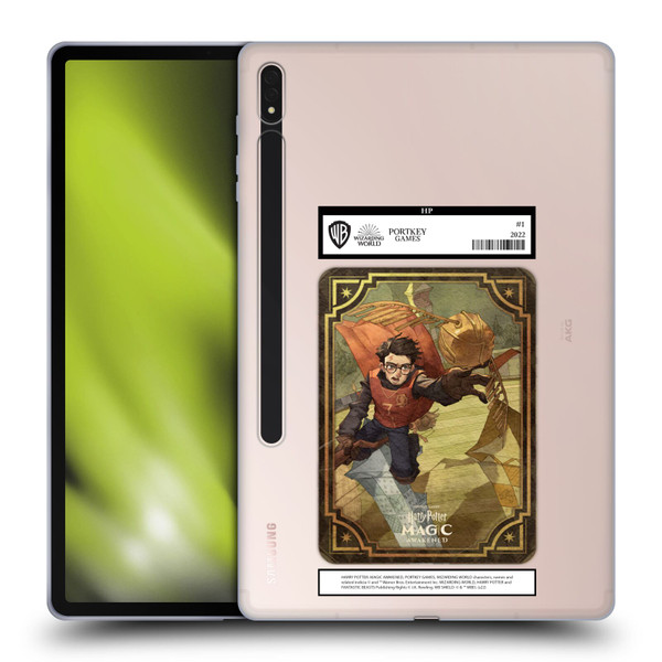 Harry Potter: Magic Awakened Characters Harry Potter Card Soft Gel Case for Samsung Galaxy Tab S8 Plus