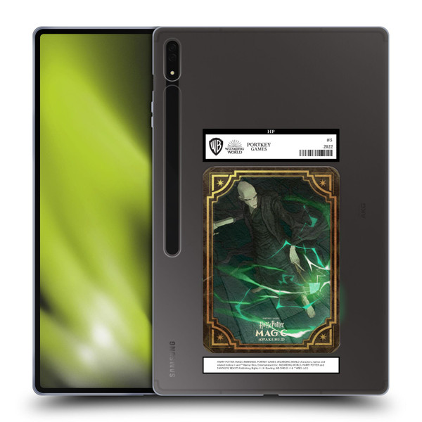 Harry Potter: Magic Awakened Characters Voldemort Card Soft Gel Case for Samsung Galaxy Tab S8 Ultra