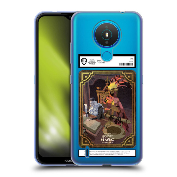 Harry Potter: Magic Awakened Characters Dumbledore Card Soft Gel Case for Nokia 1.4