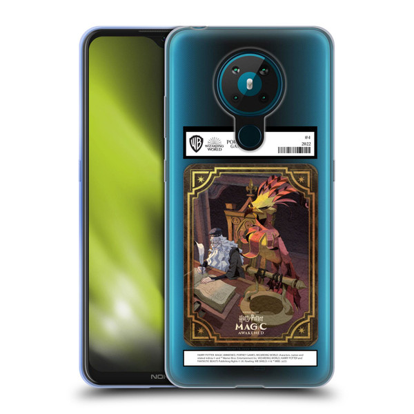 Harry Potter: Magic Awakened Characters Dumbledore Card Soft Gel Case for Nokia 5.3