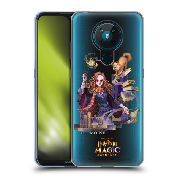 Harry Potter: Magic Awakened Characters Hermione Soft Gel Case for Nokia 5.3