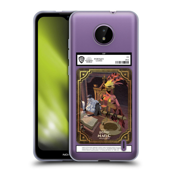 Harry Potter: Magic Awakened Characters Dumbledore Card Soft Gel Case for Nokia C10 / C20