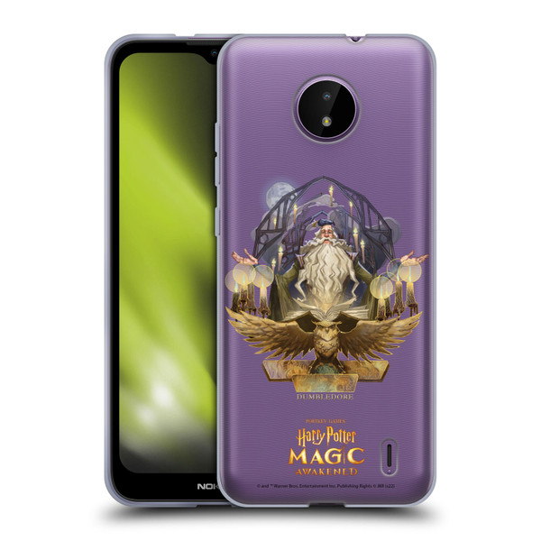 Harry Potter: Magic Awakened Characters Dumbledore Soft Gel Case for Nokia C10 / C20