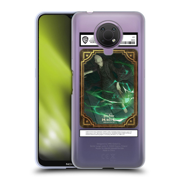 Harry Potter: Magic Awakened Characters Voldemort Card Soft Gel Case for Nokia G10