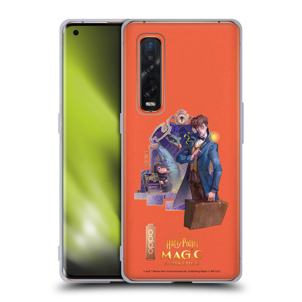 Harry Potter: Magic Awakened Characters Newt Soft Gel Case for OPPO Find X2 Pro 5G