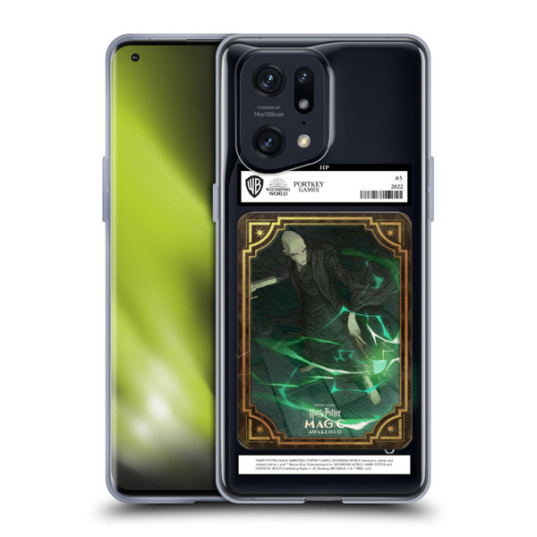 Harry Potter: Magic Awakened Characters Voldemort Card Soft Gel Case for OPPO Find X5 Pro
