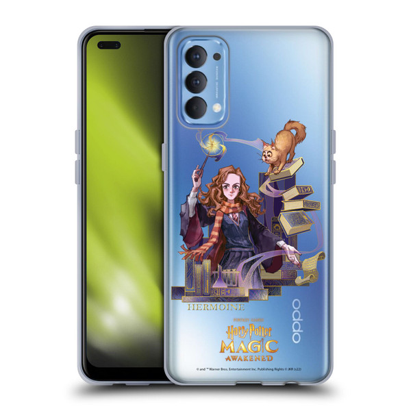 Harry Potter: Magic Awakened Characters Hermione Soft Gel Case for OPPO Reno 4 5G