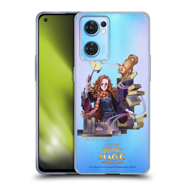 Harry Potter: Magic Awakened Characters Hermione Soft Gel Case for OPPO Reno7 5G / Find X5 Lite