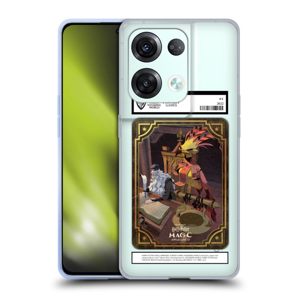 Harry Potter: Magic Awakened Characters Dumbledore Card Soft Gel Case for OPPO Reno8 Pro